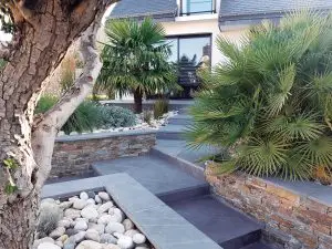 Entree Muret Escalier