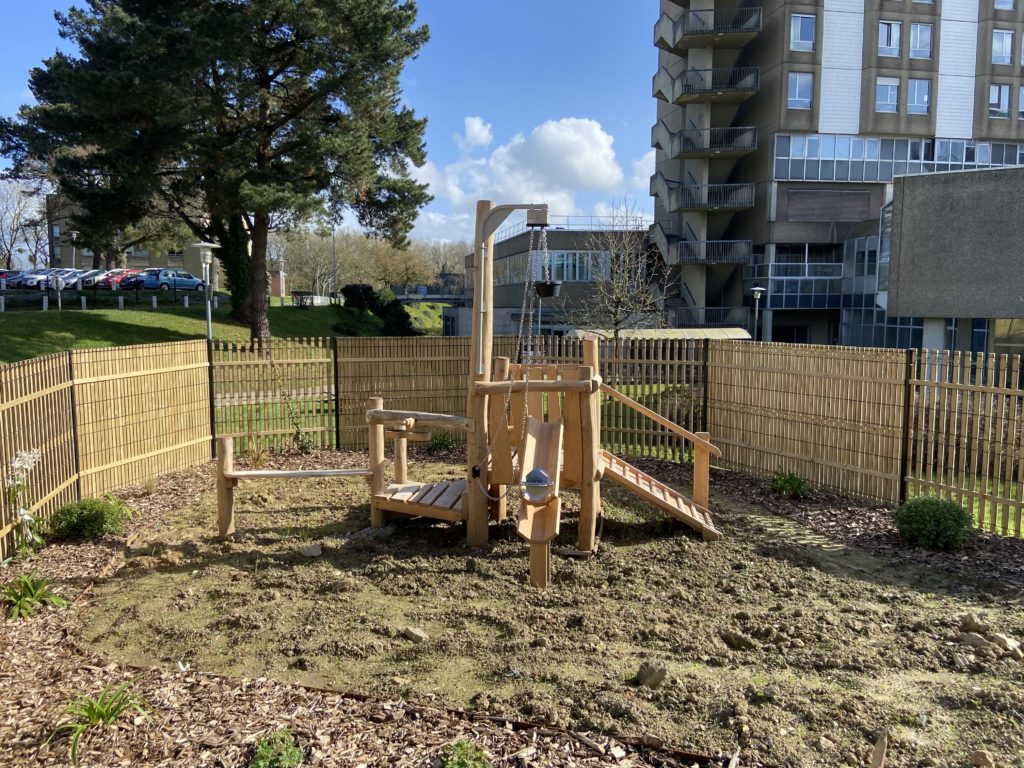 Occultation bois partielle pour créer un effet ajouré