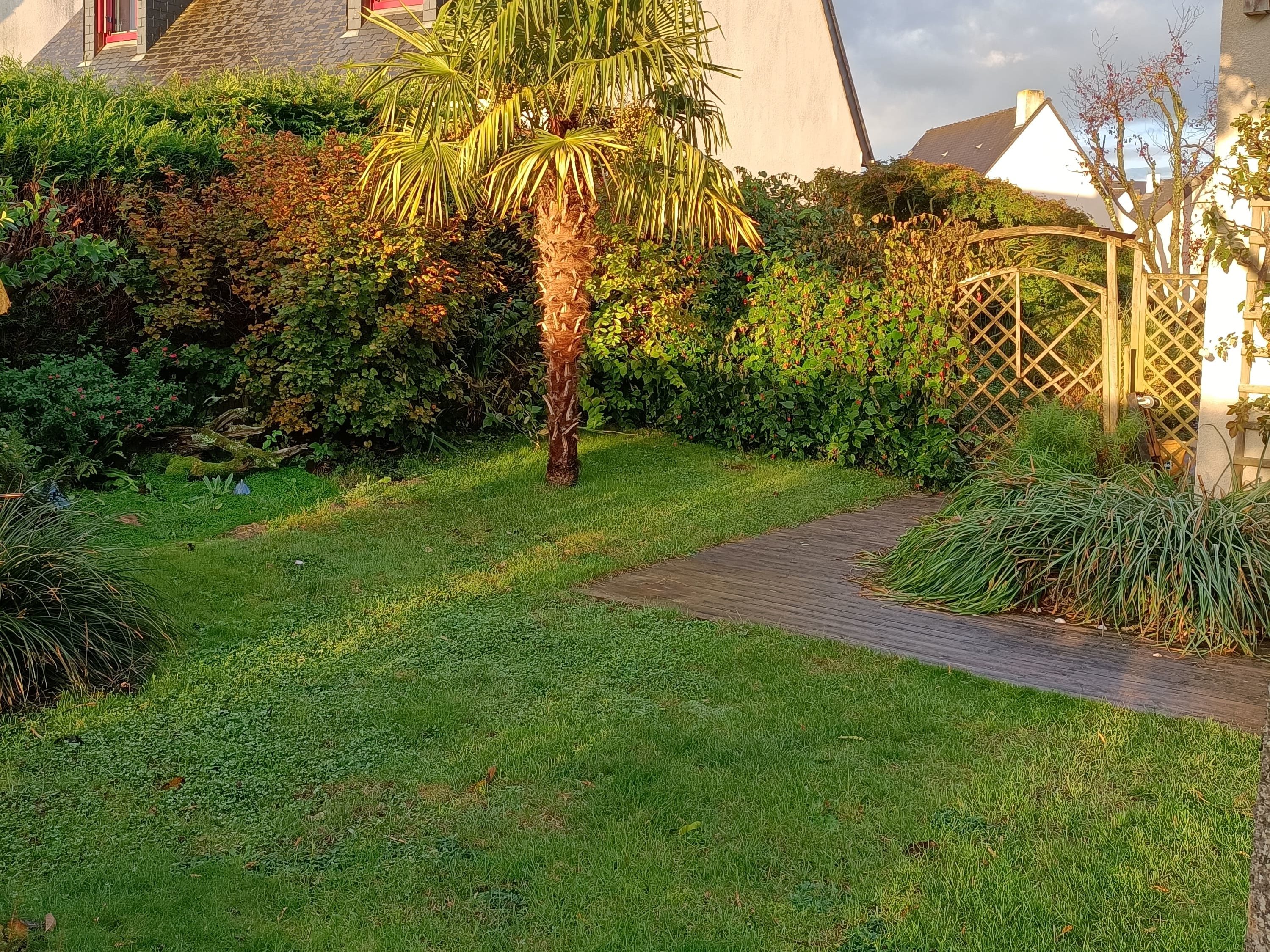 ancien jardin de vern sur seiche, intégration d'un spa